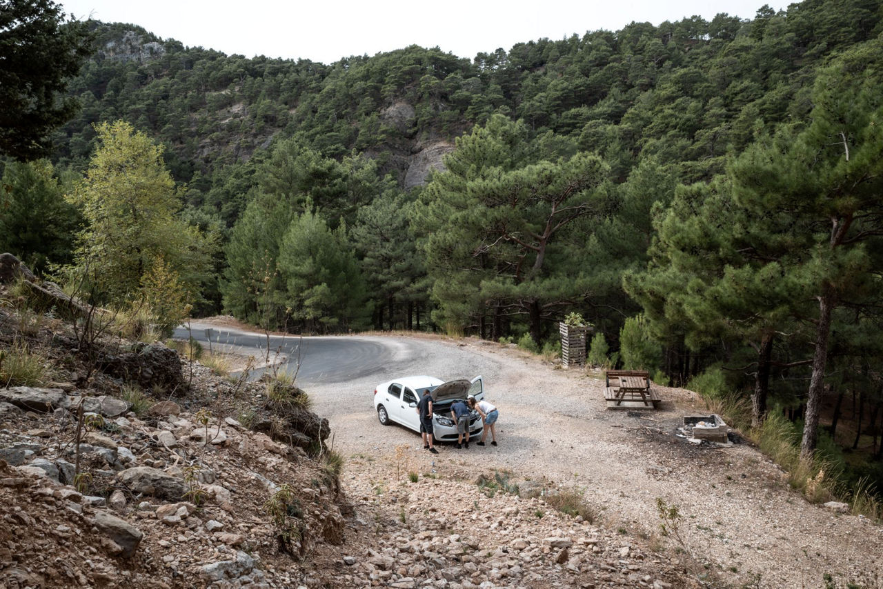 voiture en panne vacances