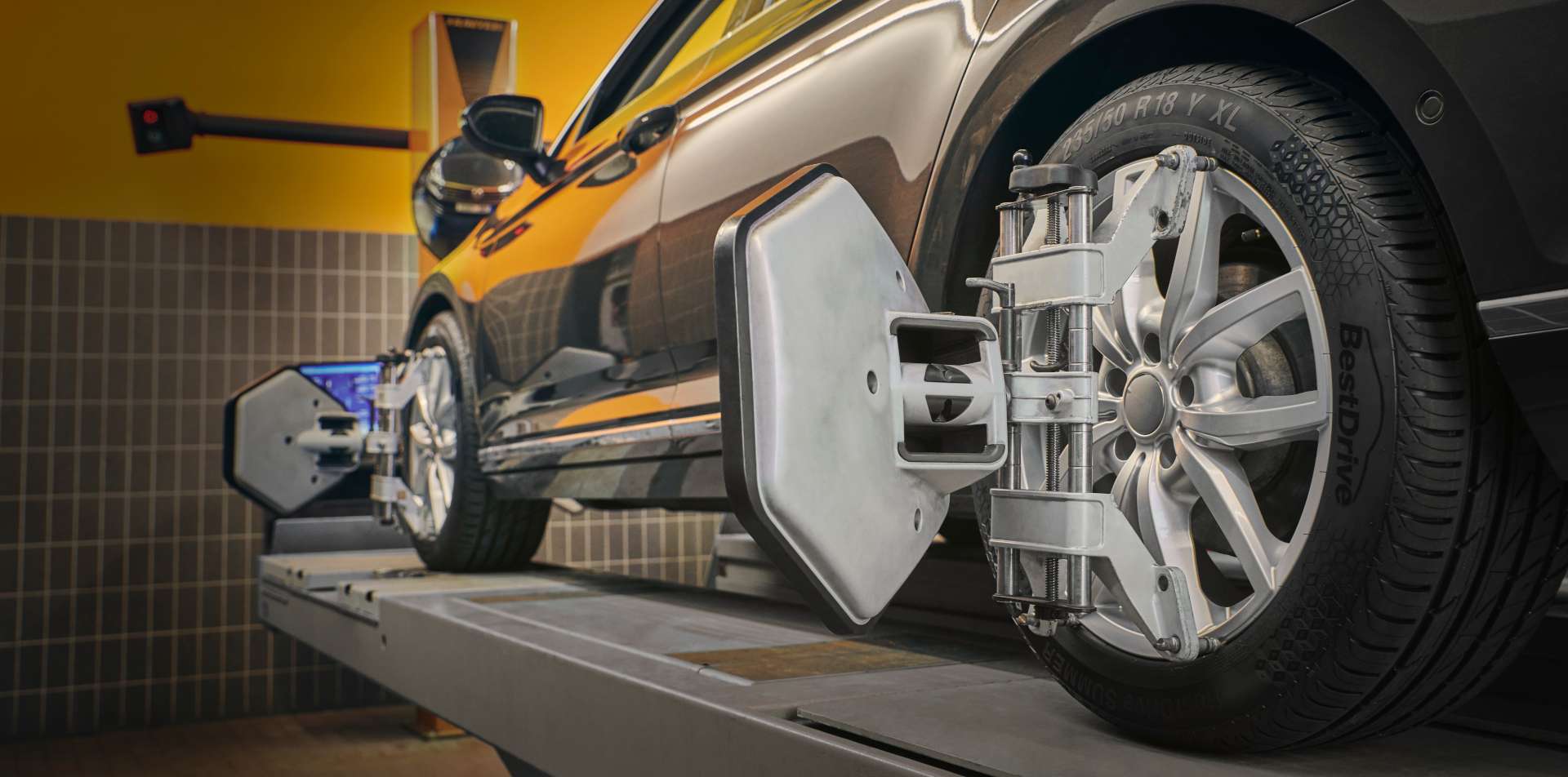 Měření a seřízení geometrie kol vozidla