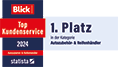 Blick Platz 1 im Service