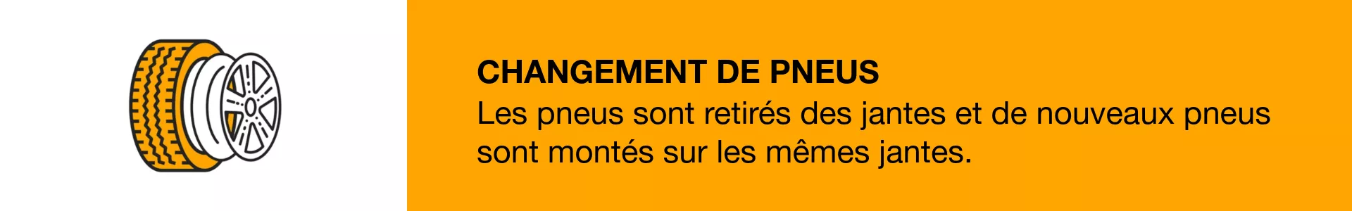 Changement de pneus