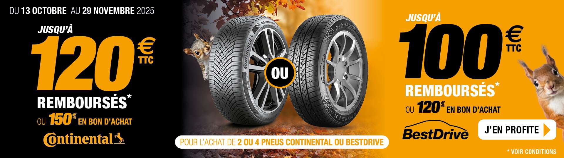 promo pneu continental bestdrive