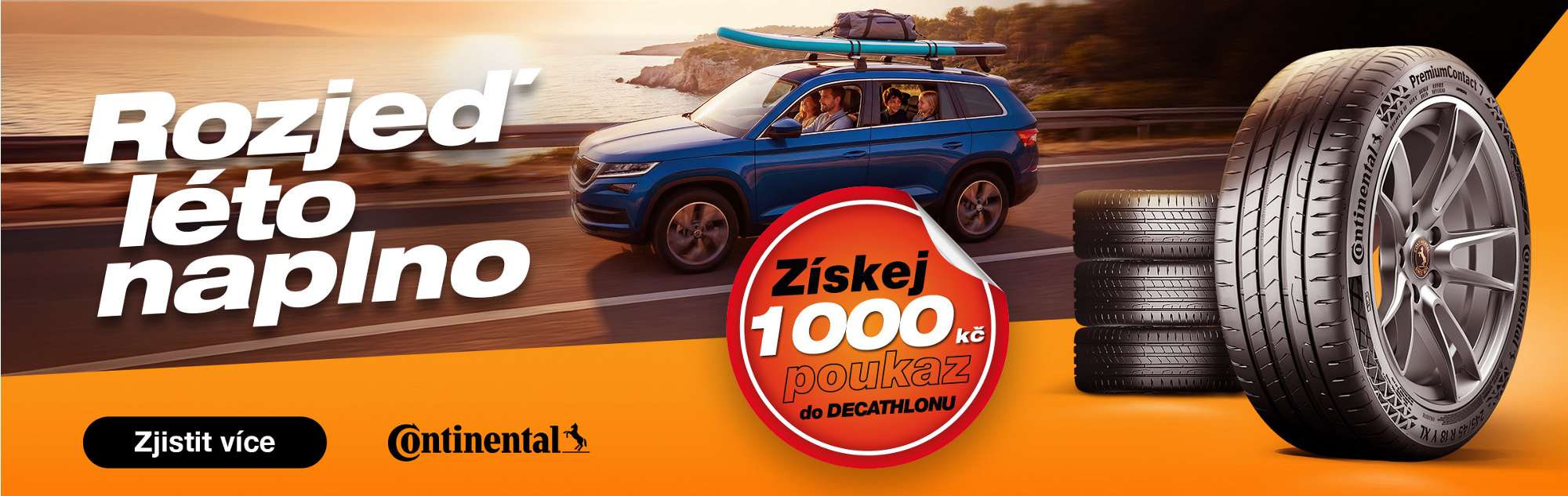 Rozjeď léto naplno poukaz 1 000 Kč