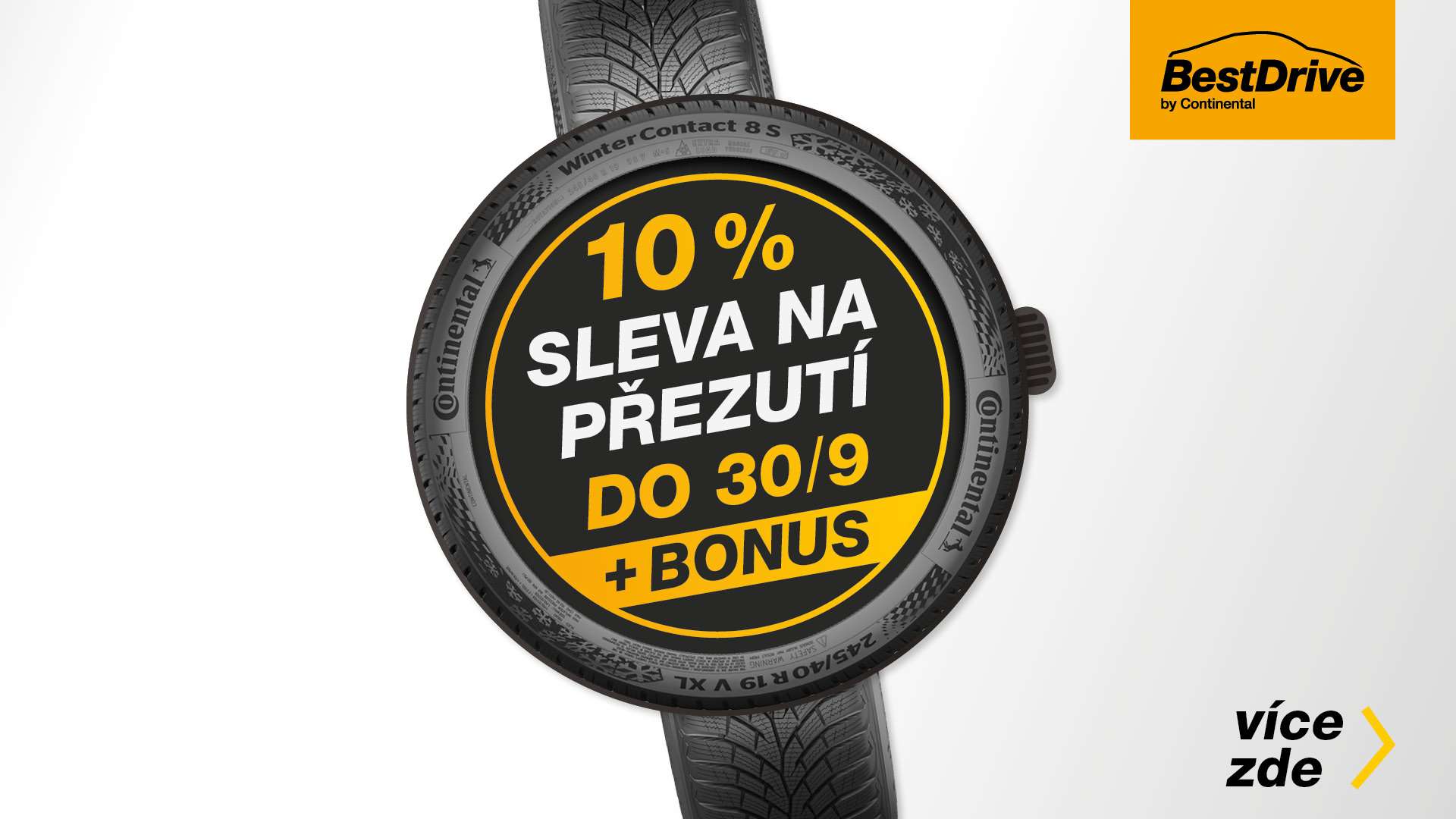 10% sleva na přezutí v BestDrive do 30. 9. 2026