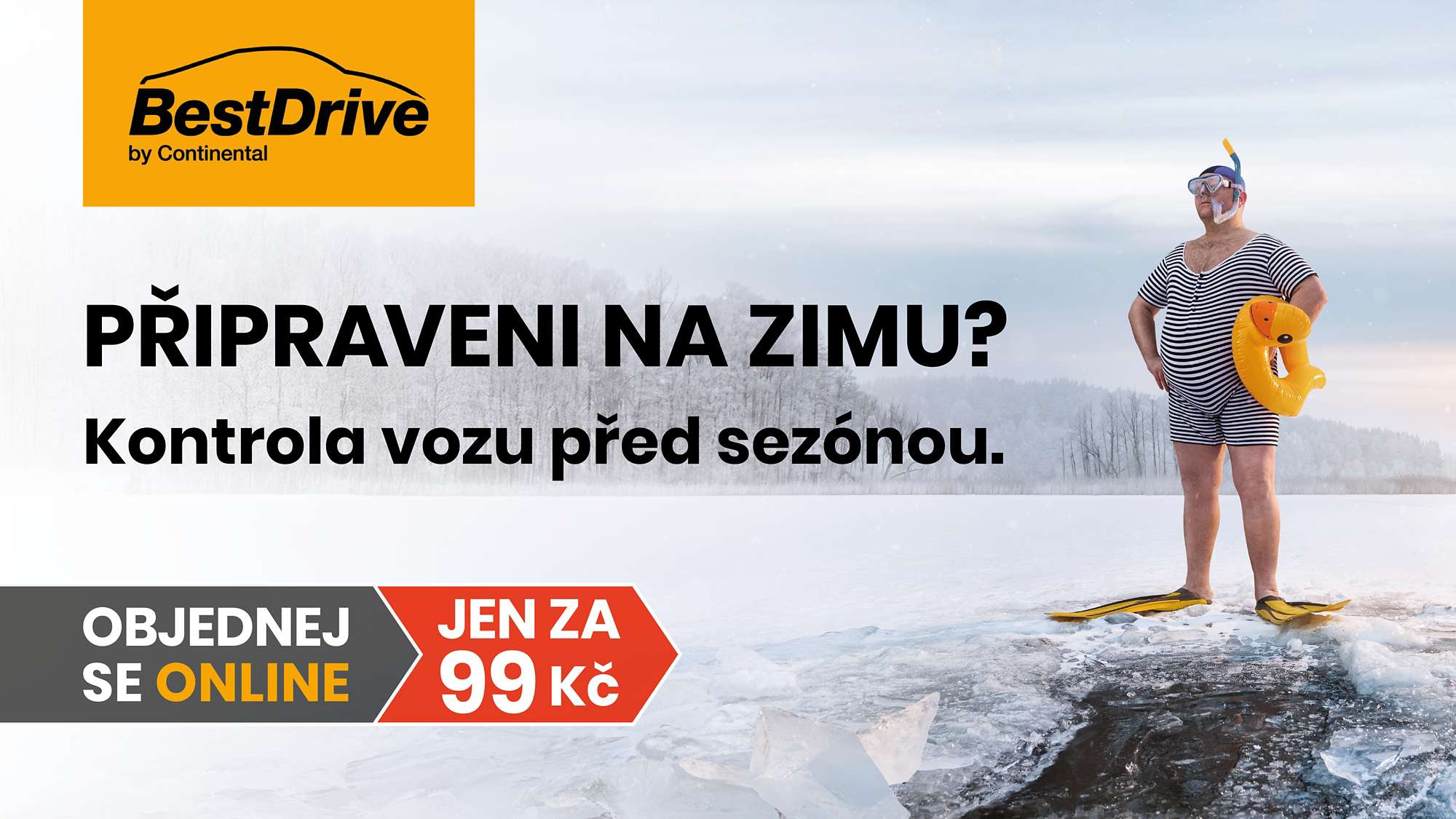 Zimní servisní kontrola vozu za 99 Kč
