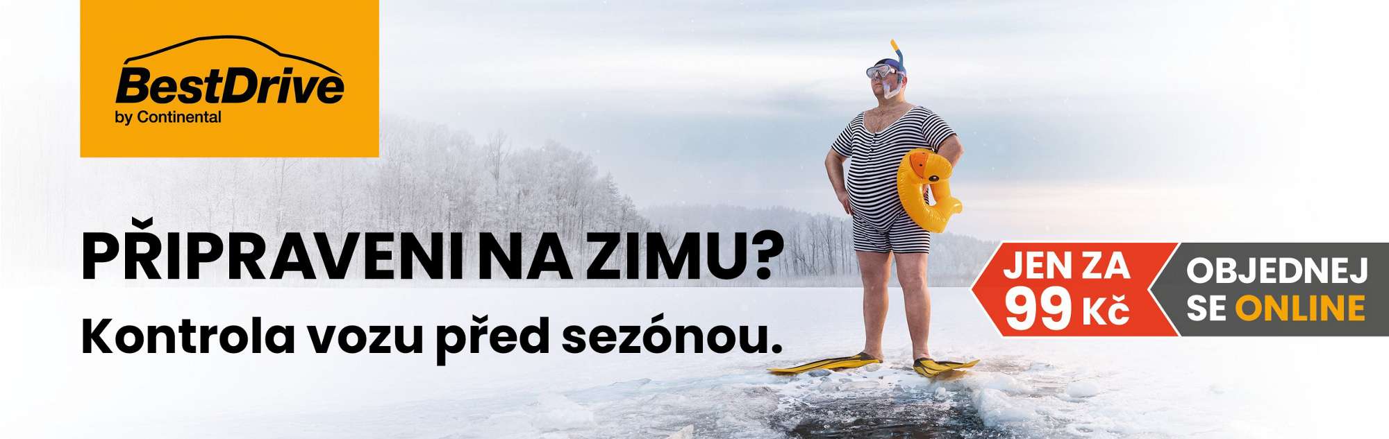 Zimní servisní kontrola vozu za 99 Kč