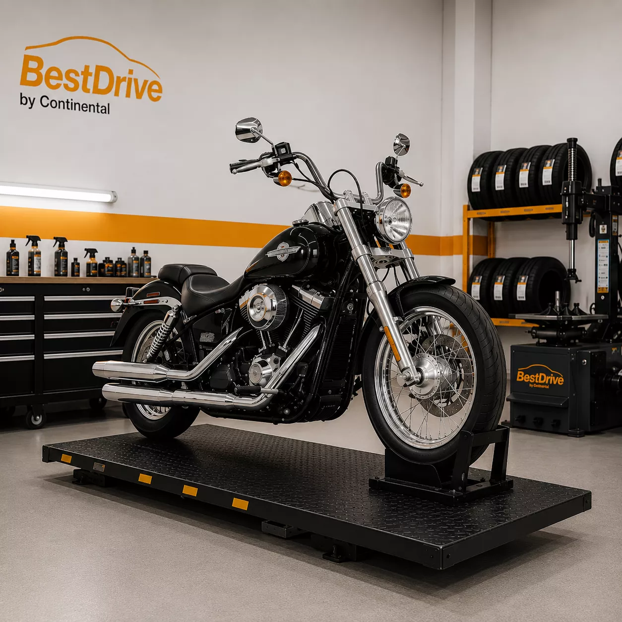Kompletní přezutí motocyklu – cruisery a choppery