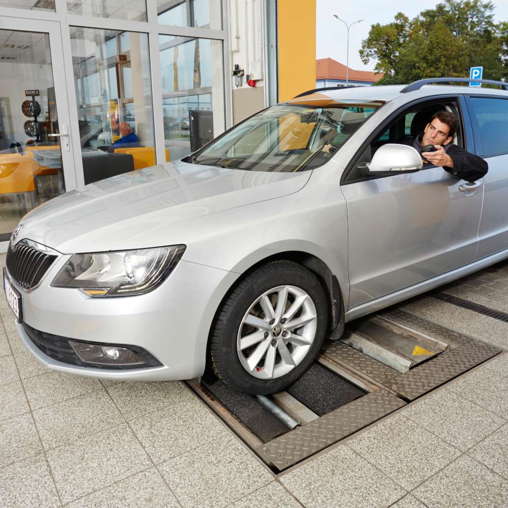 Test funkčnosti bŕzd na valcovej stolici