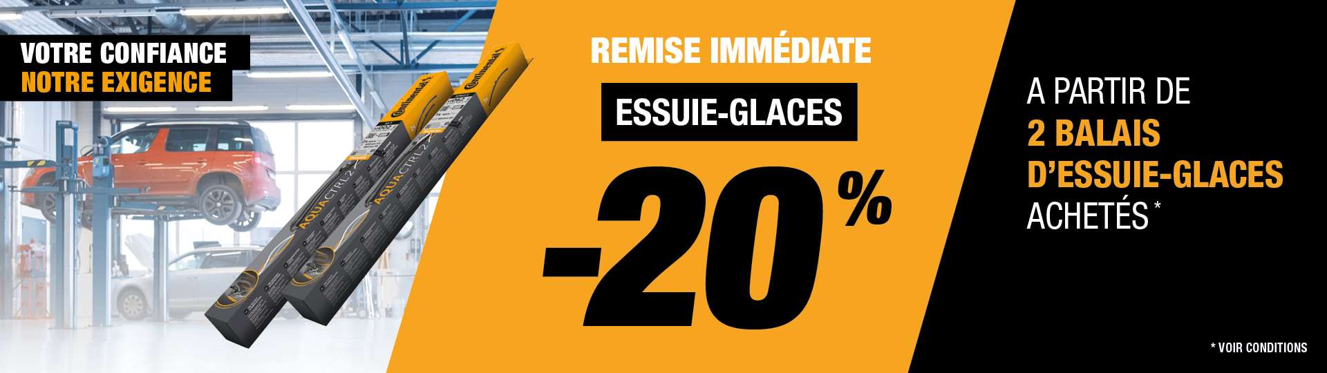 promo essuie glace